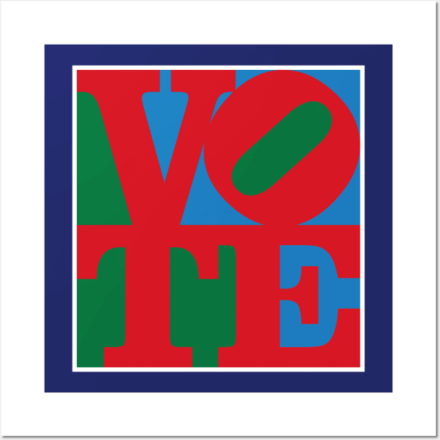 Love to Vote - Classic Wall Art by DCLawrenceUK